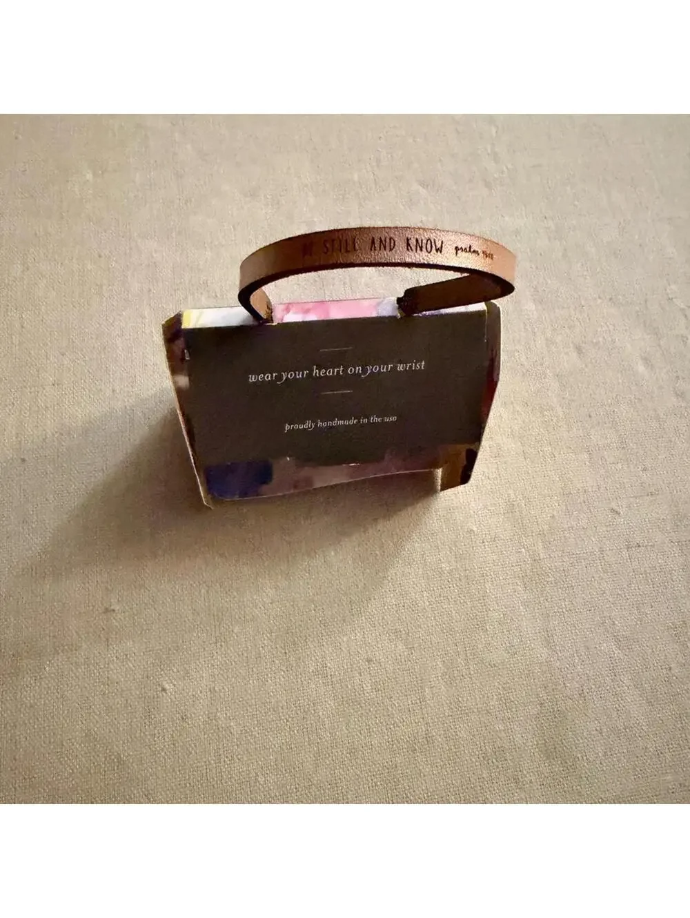 Y2k Laurel Denise Leather Bracelet with clasp and inspiration Collection NWT